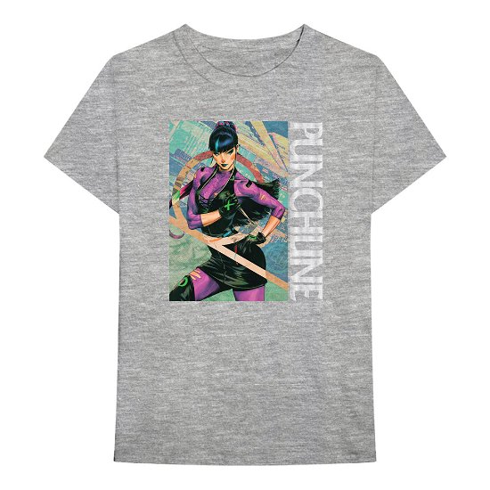 Cover for DC Comics · DC Comics Unisex T-Shirt: Punchline (T-shirt) [size S] [Grey - Unisex edition]