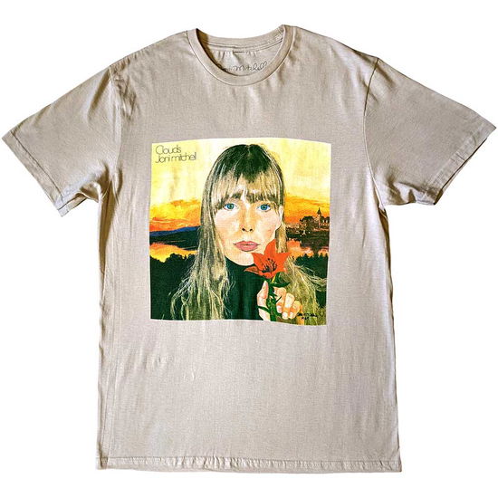 Joni Mitchell Unisex T-Shirt: Clouds - Joni Mitchell - Gadżety -  - 5056737285178 - 19 września 2024