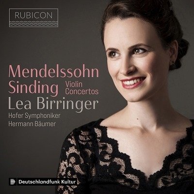 Cover for Birringer, Lea / Hofer Symphoniker · Sinding Mendelssohn Violin Concertos (CD) (2022)