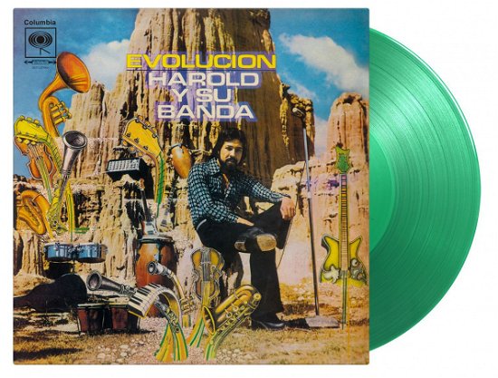 Cover for Harold Y Su Banda · Evolucion (Ltd. Translucent Green Vinyl) (LP) [Coloured, High quality edition] (2022)