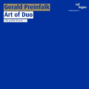 Cover for Preinfalk, Gerald / Seleljo, Iren / Cech, Christoph m.fl. · Art of Duo col legno Klassisk (CD) [Digipak] (2014)