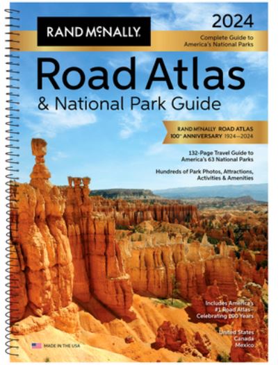 Rand Mcnally 2024 Road Atlas & National Park Guide - Rand McNally - Livros - Rand McNally Canada - 9780528027178 - 1 de agosto de 2023