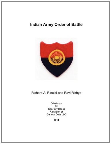 Indian Army Order of Battle - Ravi Rikhye - Bøker - General Data LLC - 9780982054178 - 30. november 2010