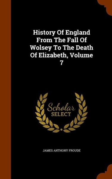 History of England from the Fall of Wolsey to the Death of Elizabeth, Volume 7 - James Anthony Froude - Książki - Arkose Press - 9781346093178 - 5 listopada 2015