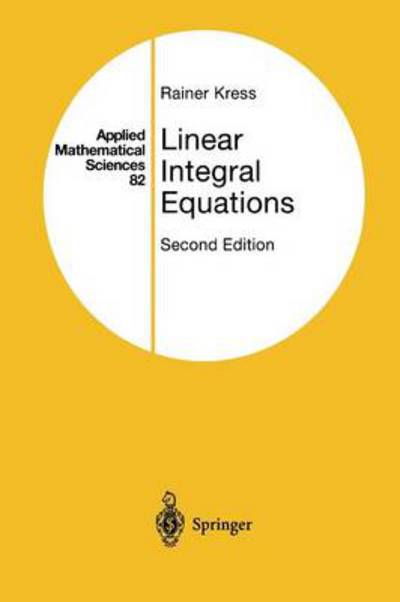 Cover for Kress · Linear Integral Equations (Book)