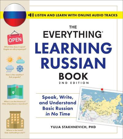 Cover for Yulia Stakhnevich · The Everything Learning Russian Book, 2nd Edition: Speak, Write, and Understand Basic Russian in No Time - Everything® Series (Paperback Book) (2024)