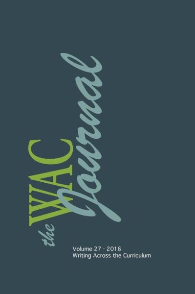 Cover for Roy Andrews · WAC Journal 27 (Fall 2016) (Paperback Book) (2016)