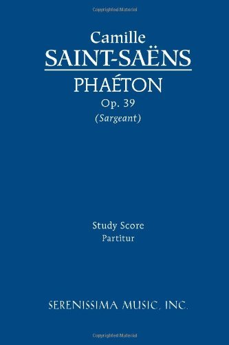 Cover for Camille Saint-saens · Phaéton, Op. 39: Study Score (Paperback Book) (2011)