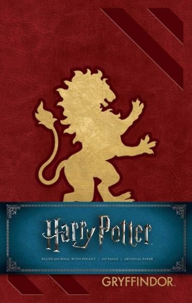 Harry Potter Gryffindor Hardcover Ruled Journal: Redesign - Insight Editions - Livros - Insight Editions - 9781683833178 - 13 de fevereiro de 2018