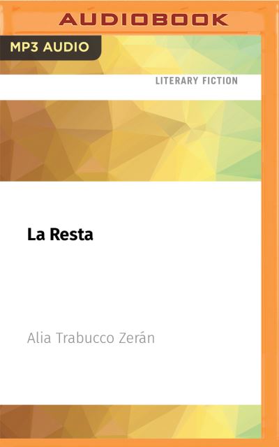 Cover for Alia Trabucco Zerán · La Resta (CD) (2021)