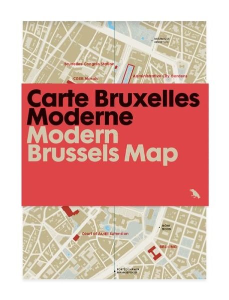 Cover for Jacinthe Gigou · Modern Brussels Map / Carte Bruxelles Moderne: Guide to Modern Architecture in Brussels (Kartor) (2024)