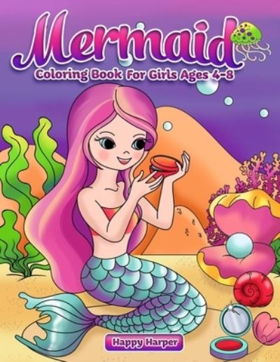 Cover for Harper Hall · Mermaid Coloring Book (Taschenbuch) (2020)