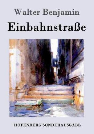 Cover for Benjamin · Einbahnstraße (Bog) (2016)