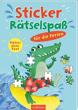 Cover for Kristine Ortmeier · Sticker-Rätselspaß für die Ferien (Book) (2025)