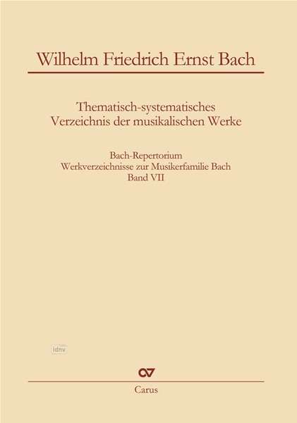 Cover for Strobel · Wilhelm Friedrich Ernst Bach (1 (Book)