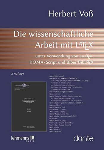 Cover for Herbert Voß · Die wissenschaftliche Arbeit mit LaTeX (Paperback Book) (2021)