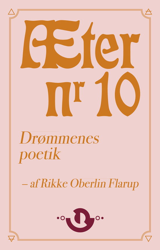 Cover for Rikke Oberlin Flarup · Æter: Æter nr. 10 (Sewn Spine Book) [1st edition] (2025)