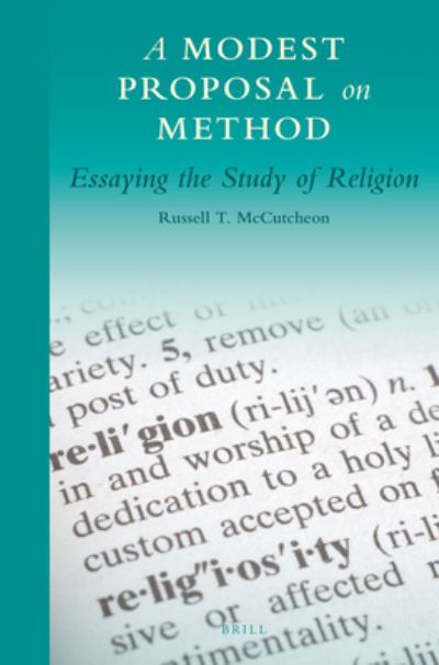 Cover for Russell McCutcheon · A Modest Proposal on Method (Paperback Book) (2018)