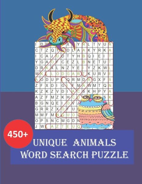 Cover for Boyce Forbes · Unique Animals Word Search Puzzle (Paperback Book) (2020)