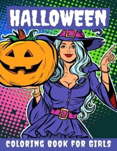 Cover for Toodma · Halloween Coloring Book for Girls (Pocketbok) (2020)