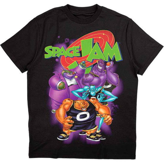 Cover for Space Jam · Space Jam Unisex T-Shirt: Monstars Homage (Black) (T-shirt)