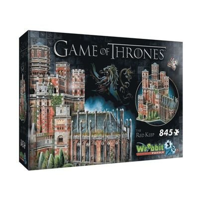 Wrebbit 3D Puzzle  Game of Thrones Red Keep 845pc Puzzle - Wrebbit 3D Puzzle  Game of Thrones Red Keep 845pc Puzzle - Board game - WREBBIT 3D - 0665541020179 - March 15, 2020