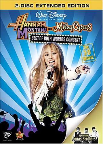 Cover for Hannah Montana / Cyrus,miley · Best of Both Worlds Concert: the 3-d Movie (DVD) (2008)