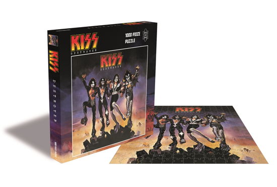 Kiss Destroyer (1000 Piece Jigsaw Puzzle) - Kiss - Brætspil - KISS - 0803343262179 - 18. september 2020