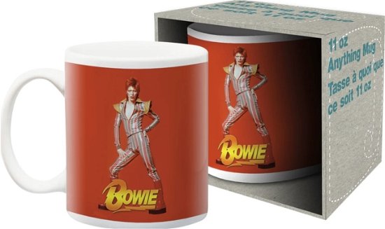 David Bowie Red 11Oz Boxed Mug - David Bowie - Koopwaar - DAVID BOWIE - 0840391138179 - 