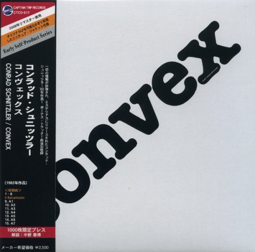 Cover for Conrad Schnitzler · Convext (CD) [Limited edition] (2008)