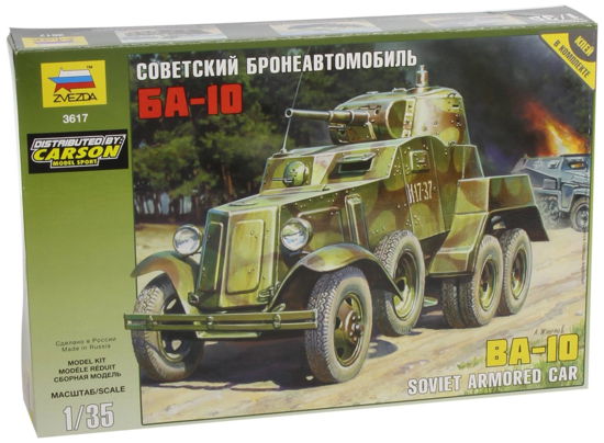 Cover for Zvezda · ZVEZDA - 1/35 Soviet Armored Car Ba-10 (Legetøj)