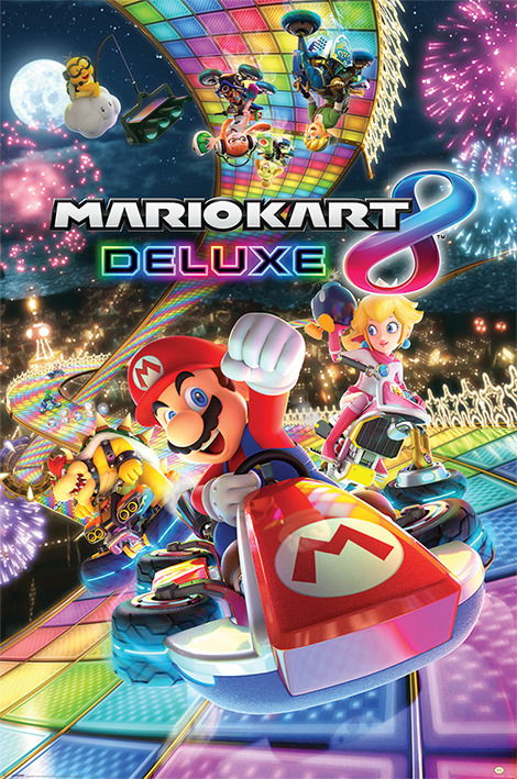 Cover for Mario Kart 8 · Mario Kart 8 Deluxe (POSTER 61x915) (MERCH) (2023)