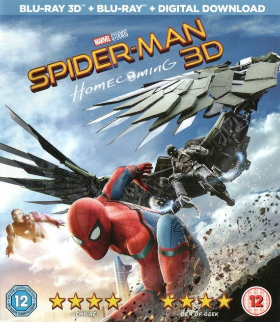 Cover for Spider-man - Homecoming (Blu-r · Spider-Man - Homecoming 3D+2D (Blu-ray) (2017)