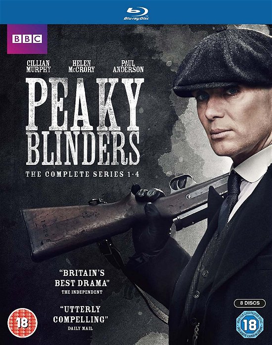 Cover for Peaky Blinders S14 Bxst BD · Peaky Blinders: Series 1-4 Blu-ray (Blu-ray) (2018)