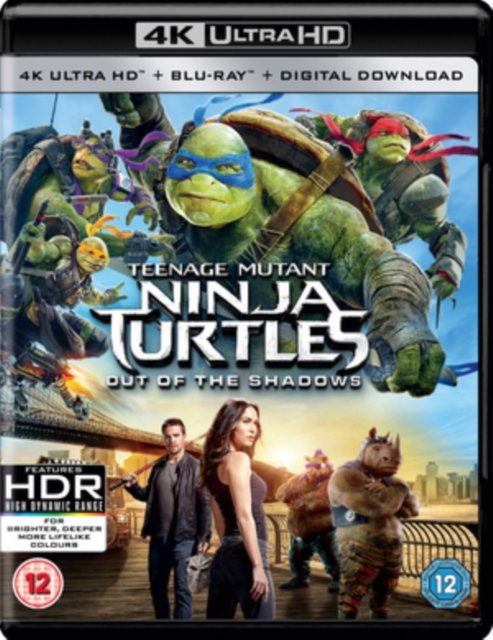 Cover for TMNT - Teenage Mutant Ninja Turtles - Out Of The Shadows (4K Ultra HD) (2017)