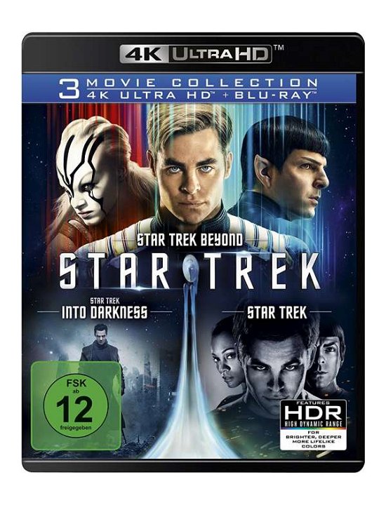 Cover for Chris Pine,zachary Quinto,leonard Nimoy · Star Trek-three Movie Collection (Uhd) (4K Ultra HD) (2018)