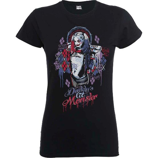 Cover for DC Comics · DC Comics Ladies Tee: Suicide Squad Daddy's Lil Monster (TØJ) [size S] [Black - Ladies edition]