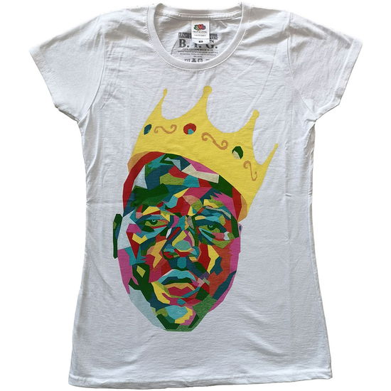 Cover for Biggie Smalls · Biggie Smalls Ladies T-Shirt: Crown (T-shirt) [size XXL] [White - Ladies edition]