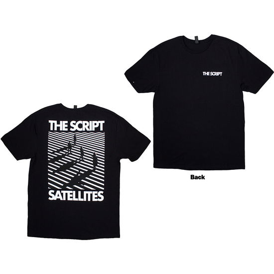 Cover for Script - The · The Script Unisex T-Shirt: Satellites &amp; Pocket Logo (Back Print) (T-shirt) [size XL] (2024)