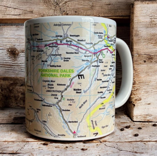 Cover for OS Map Ceramic Mug - Yorkshire Dales National Park (MERCH) (2025)
