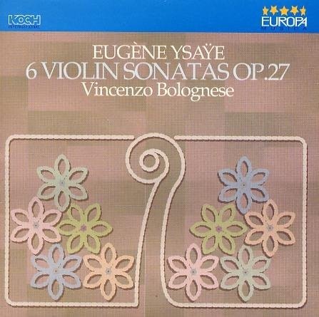 Cover for Bolognese Vincenzo · 6 Violin Sonatas Op. 27 (CD) (1990)