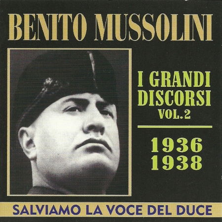 Cover for Benito Mussolini · I Grandi Discorsi #02 (CD)