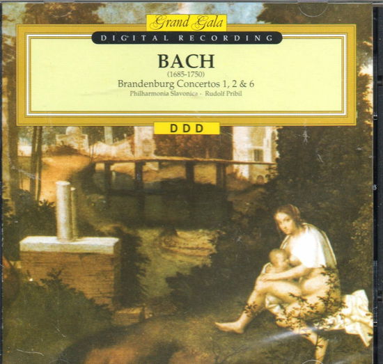 Brandeburg Concertos No. 1 - 2 -6 - Philharmonia Slavonica / Pribil Rudolf - Musiikki - GRAND GALA - 8712177011179 - lauantai 20. huhtikuuta 1996