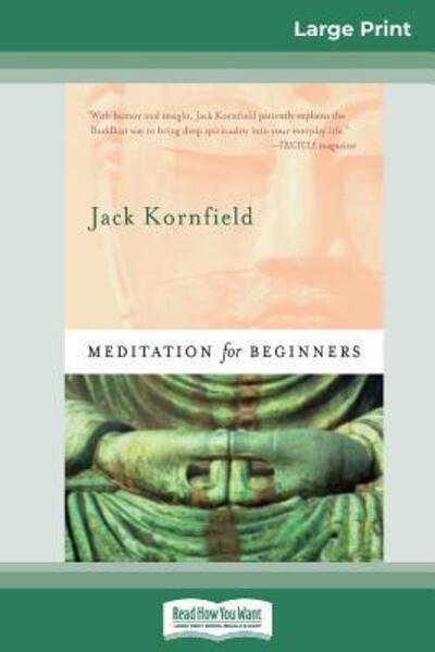 Cover for Jack Kornfield · Meditation For Beginners (Paperback Book) (2008)