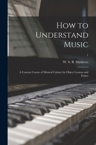 Cover for W S B (William Smythe Bab Mathews · How to Understand Music (Paperback Book) (2021)