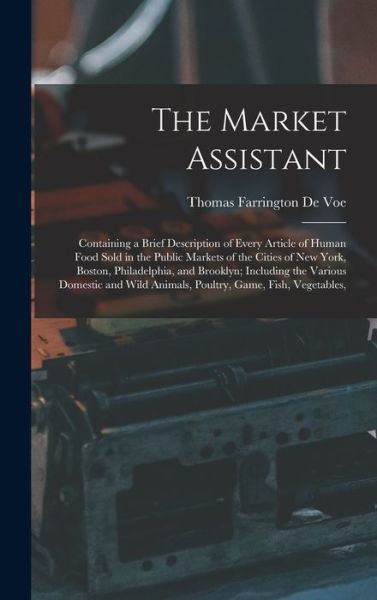 Cover for Thomas Farrington De Voe · Market Assistant (Book) (2022)