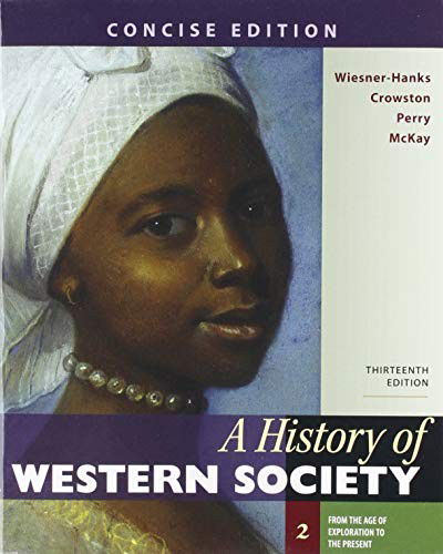 Cover for Merry E. Wiesner-Hanks · A History of Western Society, Concise Edition, Volume 2 &amp; Sources for Western Society, Volume 2 (Paperback Book) (2019)