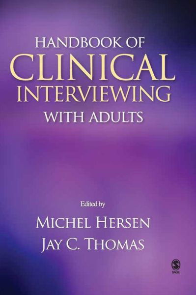 Cover for Michel Hersen · Handbook of Clinical Interviewing With Adults (Inbunden Bok) (2007)