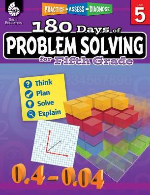 Cover for Stacy Monsman · 180 Days™: Problem Solving for Fifth Grade: Practice, Assess, Diagnose - 180 Days of Practice (Paperback Book) (2016)