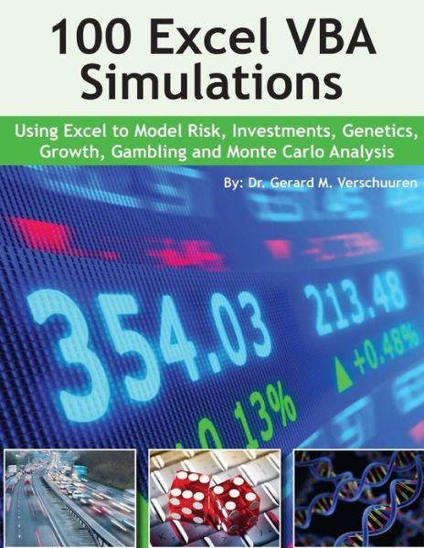 Cover for Gerard M Verschuuren · 100 Excel VBA Simulations (Paperback Book) (2016)